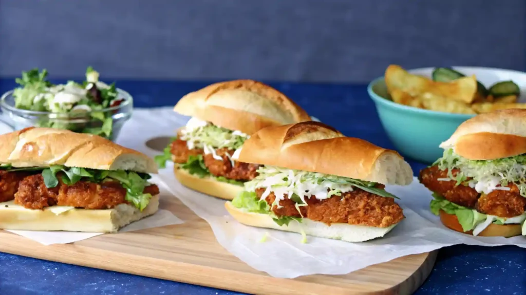 Crispy Chicken Caesar Sandwich
