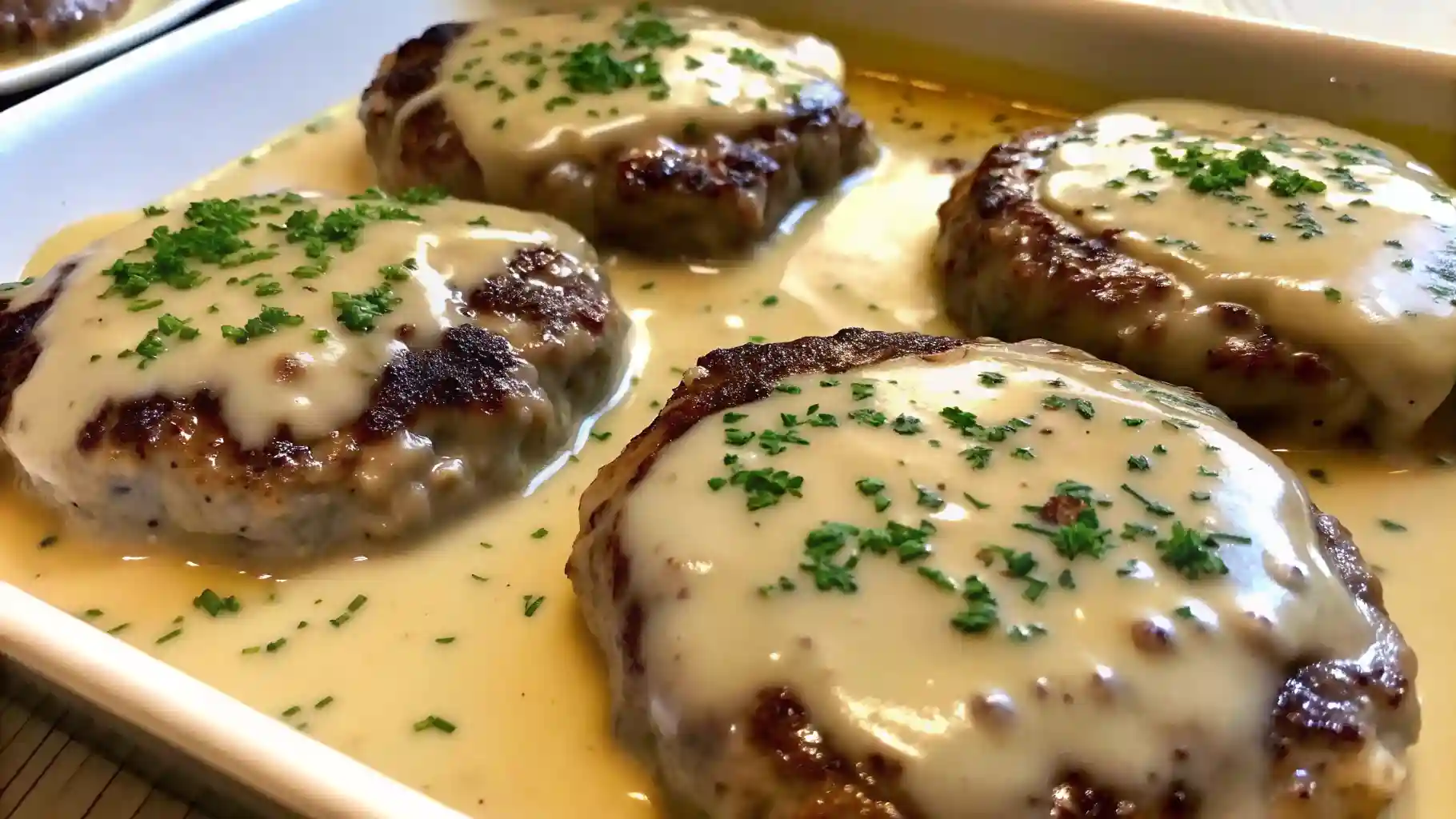Amish Hamburger Steak Bake